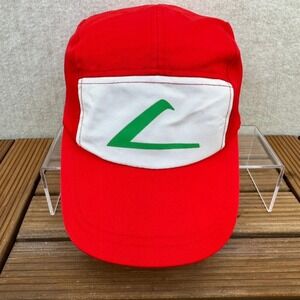 Pokemon Ash Ketchum Red Snapback Hat Adult Cosplay Costume Accessory